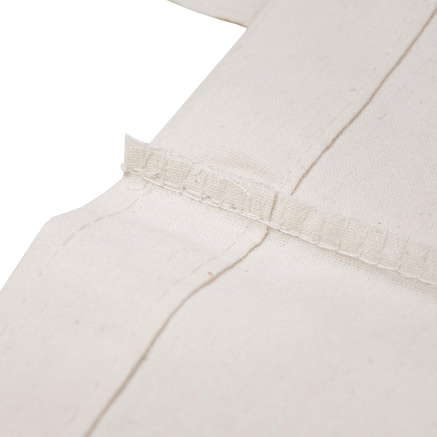 Canvas Bag with Gusset Rope Handle | 350GSM WCC 10KG| 16W x 12H x 4G  | Off White