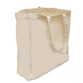 Canvas Bag with Gusset Rope Handle | 350GSM WCC 10KG | 14W x 16H x 4G Inch | Off White