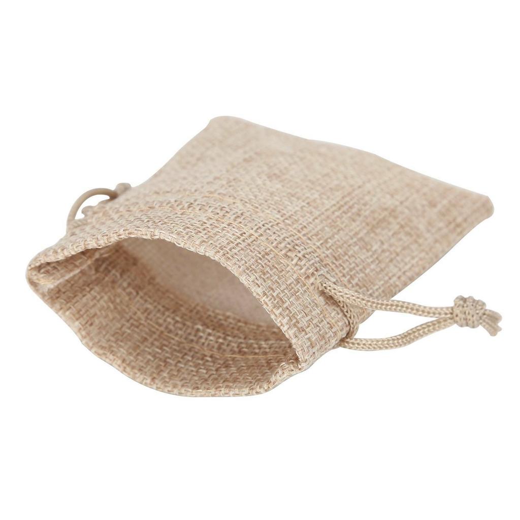 Juco Pouch with Rope Closure | 410GSM WCC 10KG| 10W x 12H Inch  | Brown