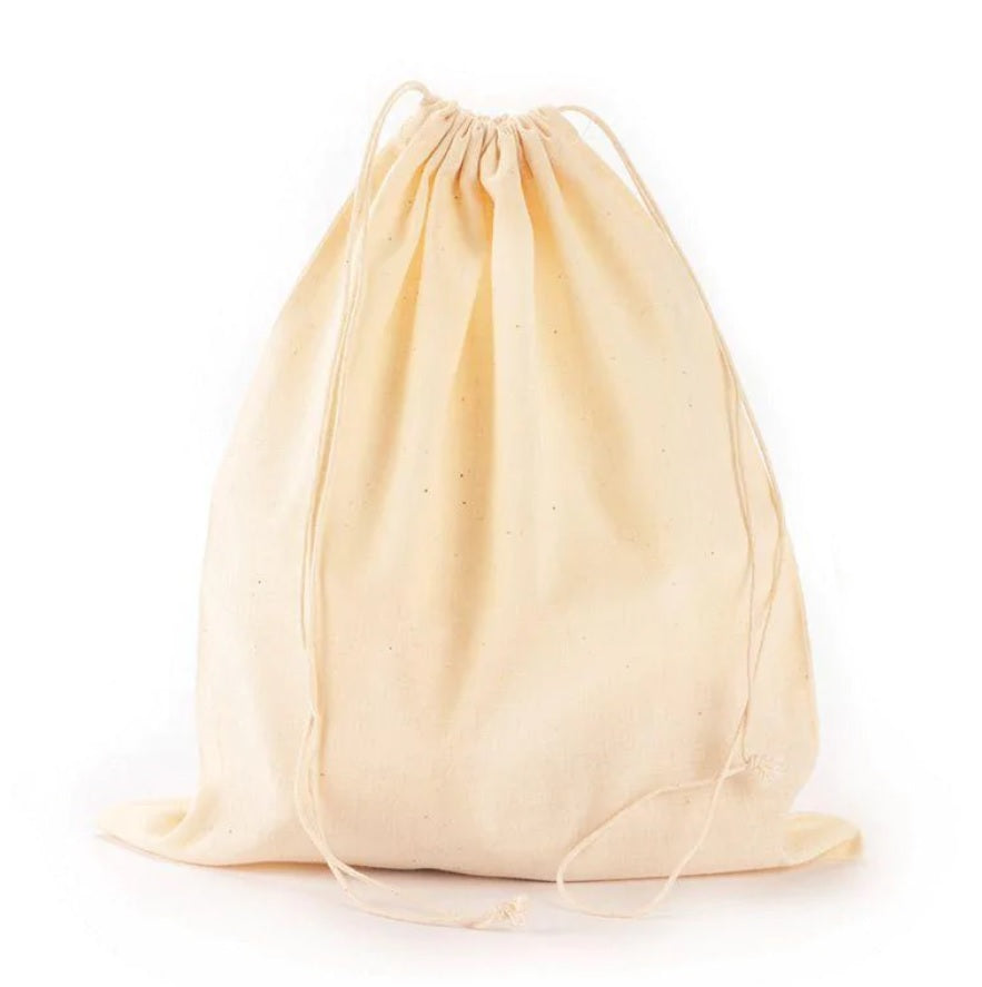 Khadi Pouch with Rope Closure | 150GSM WCC 5KG| 12W x 16H Inch  | Cream