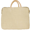 Canvas Office Bag | Single Compartment Cotton Lamination Zip Closure | 250GSM WCC 8KG|15L x 16H x 1.5G | Cream