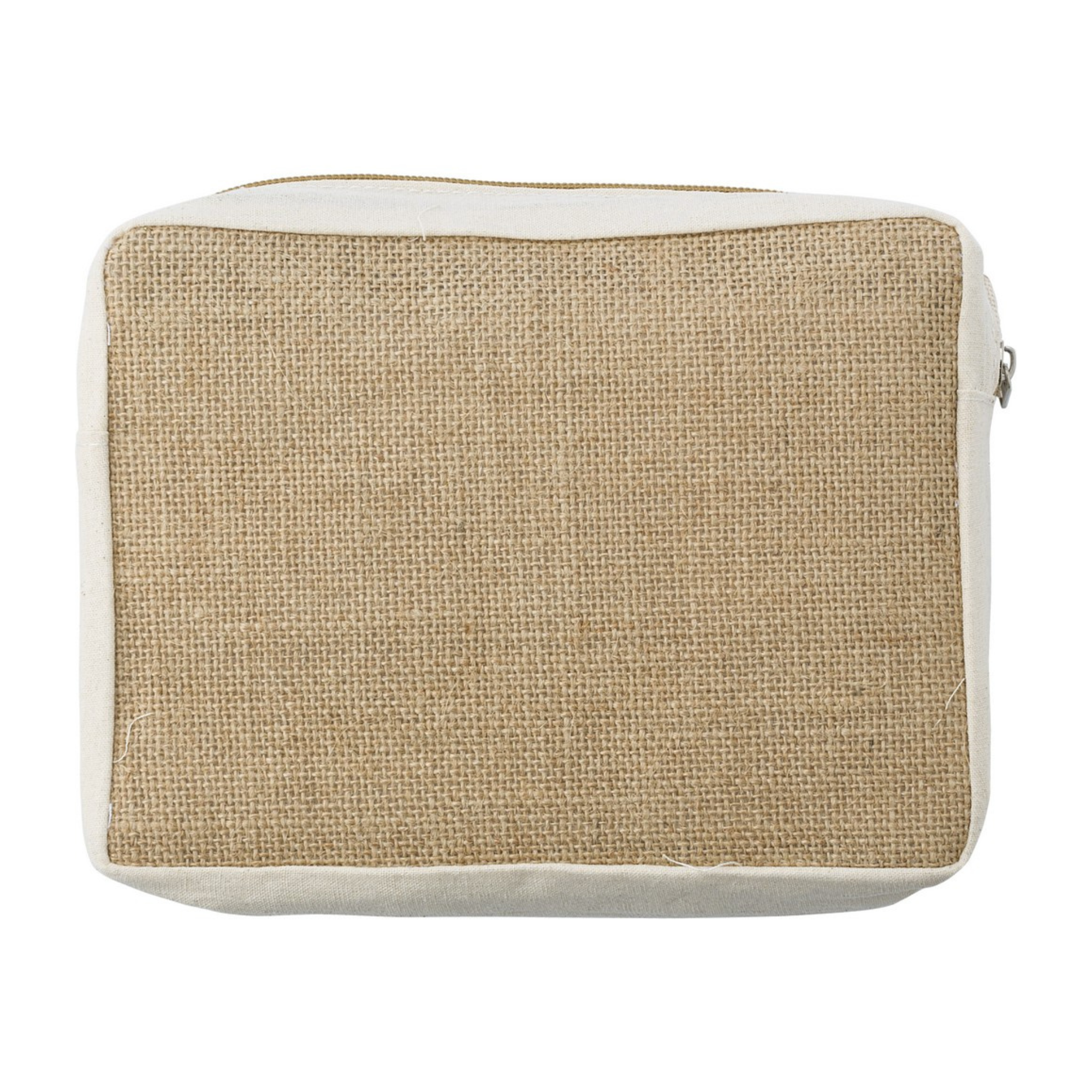 Jute Cosmetics Bag | 410GSM WCC 10KG|20CM x 15CM x 6CM | Natural
